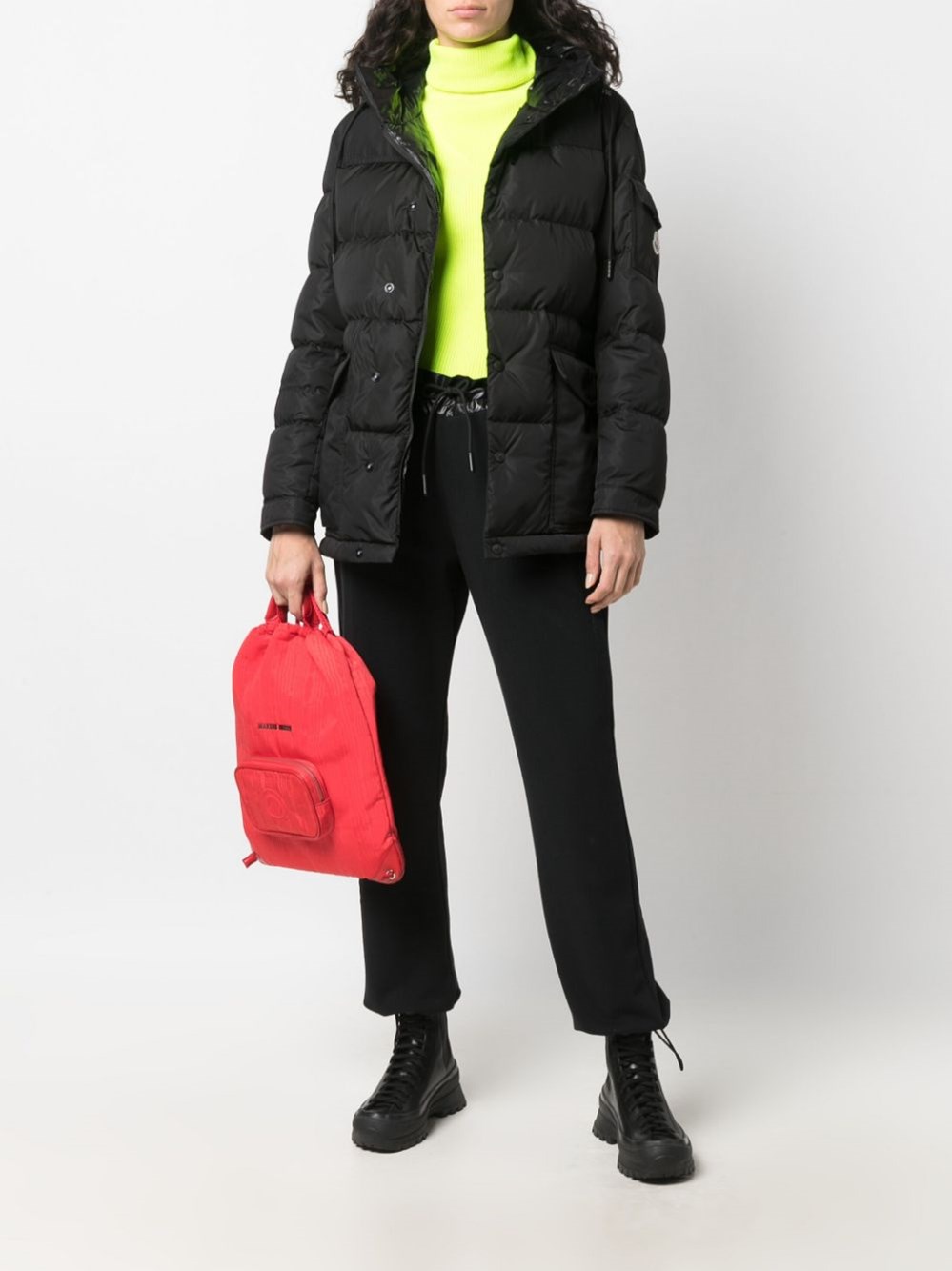 moncler lena jacket black