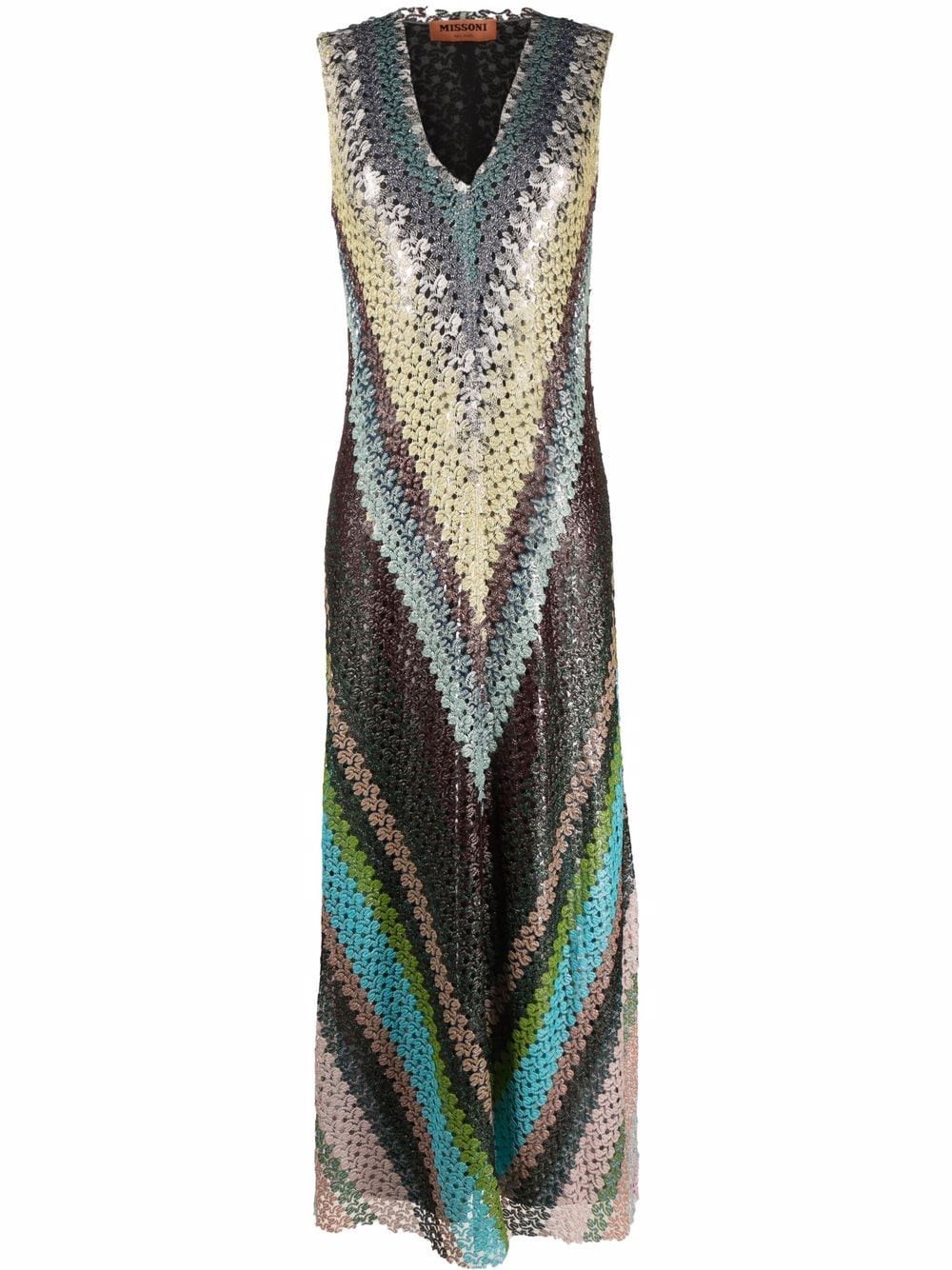 MISSONI SLEEVELESS LONG DRESS