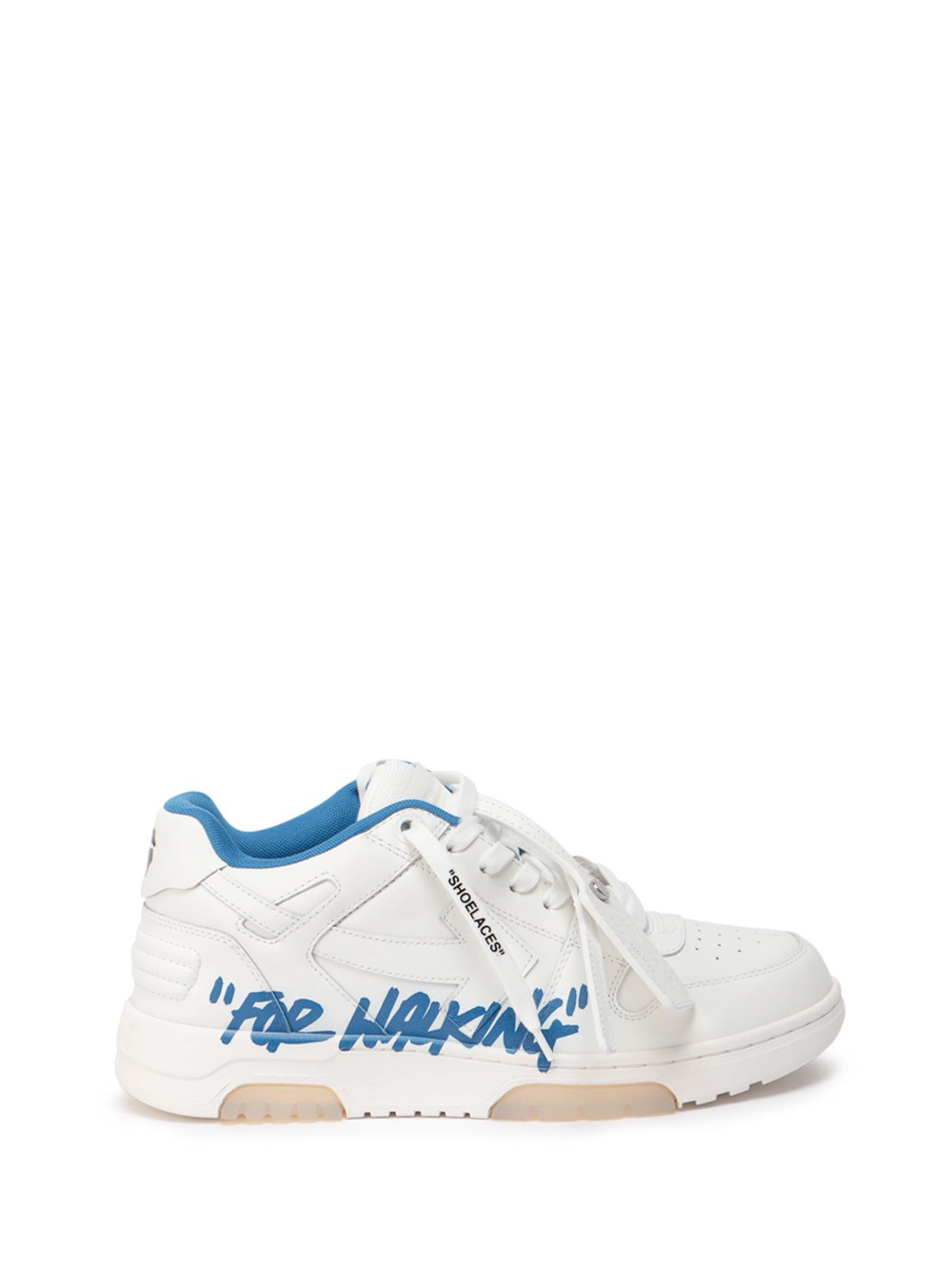 Off-white Out Of Office "for Walking" White Blue In Bianco