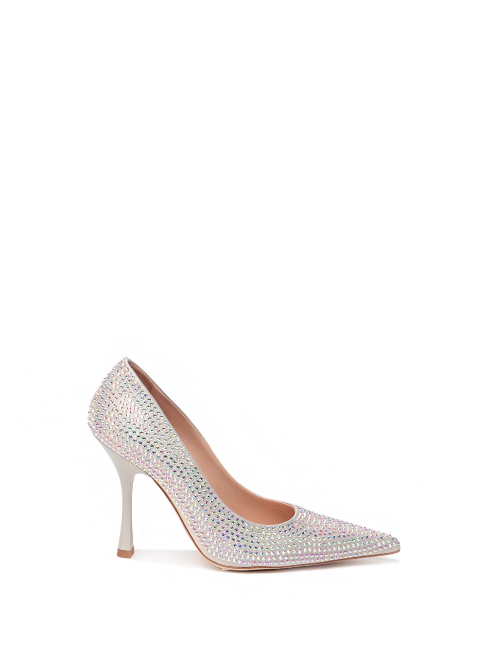 Liu •jo X Leonie Hanne Crystal-embellished 100mm Pumps In Metallic