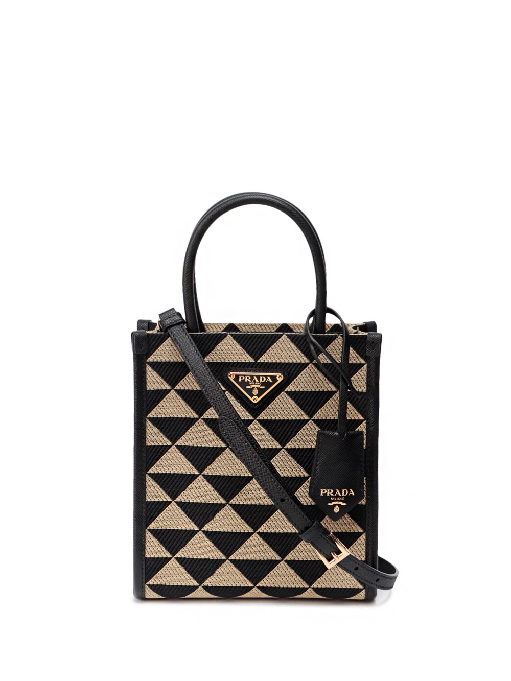 prada jacquard micro bag