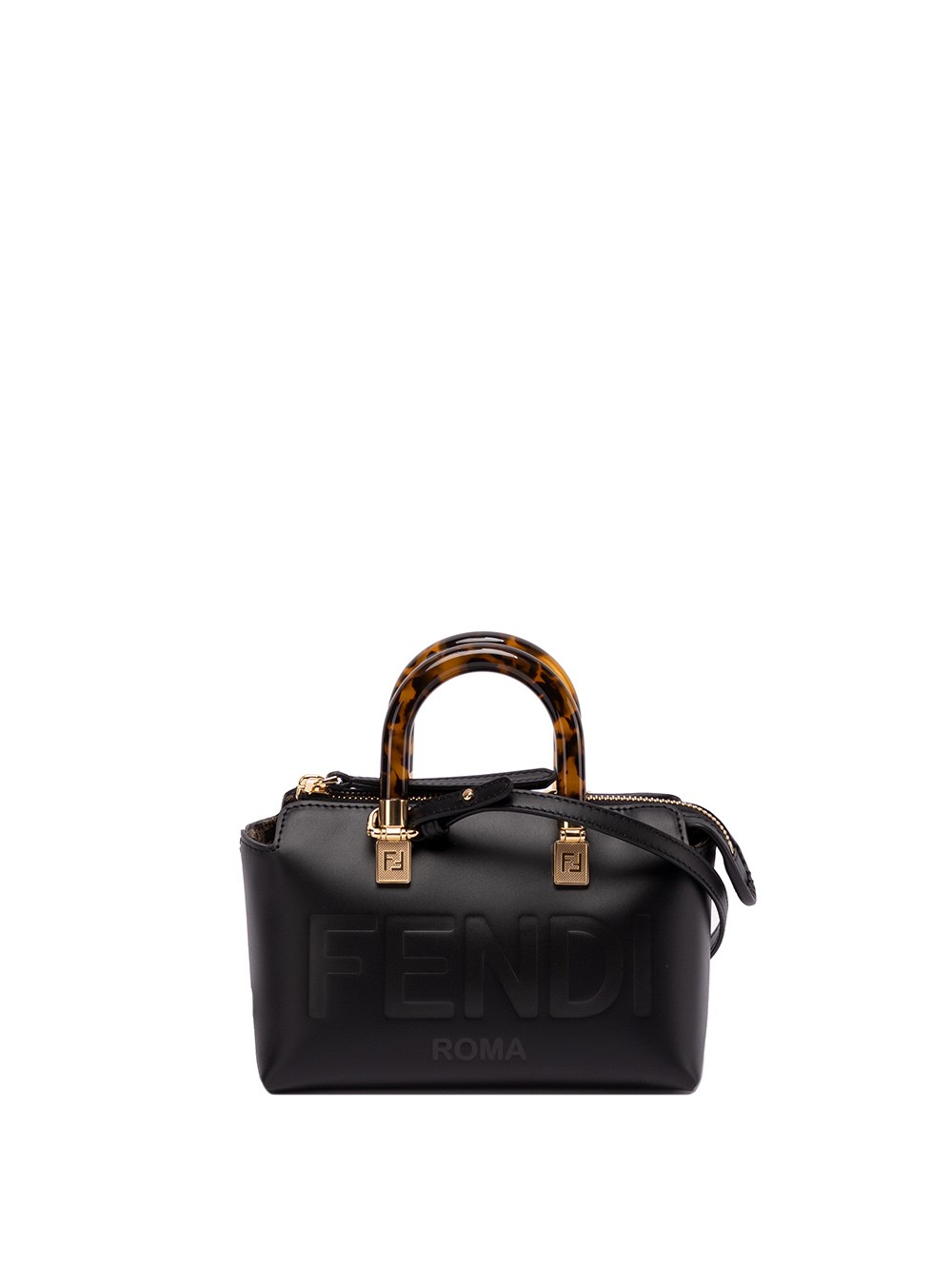 By The Way Mini - Small black leather Boston bag