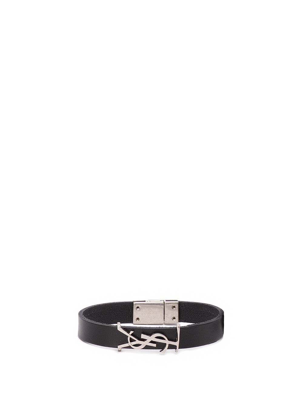 Saint Laurent `cassandre` Bracelet In Black  