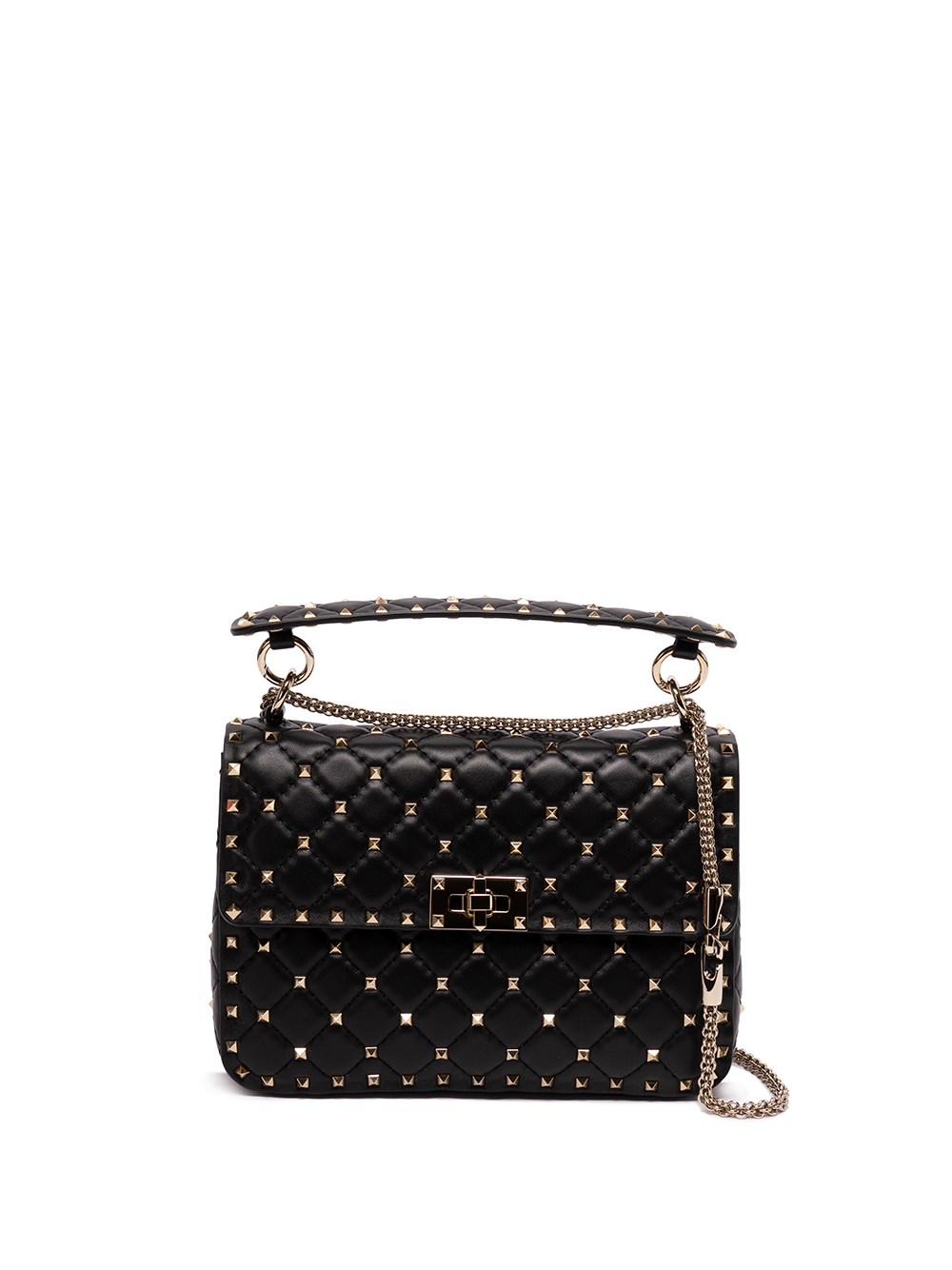 Valentino Garavani `rockstud Spike` Medium Shoulder Bag In Black ModeSens