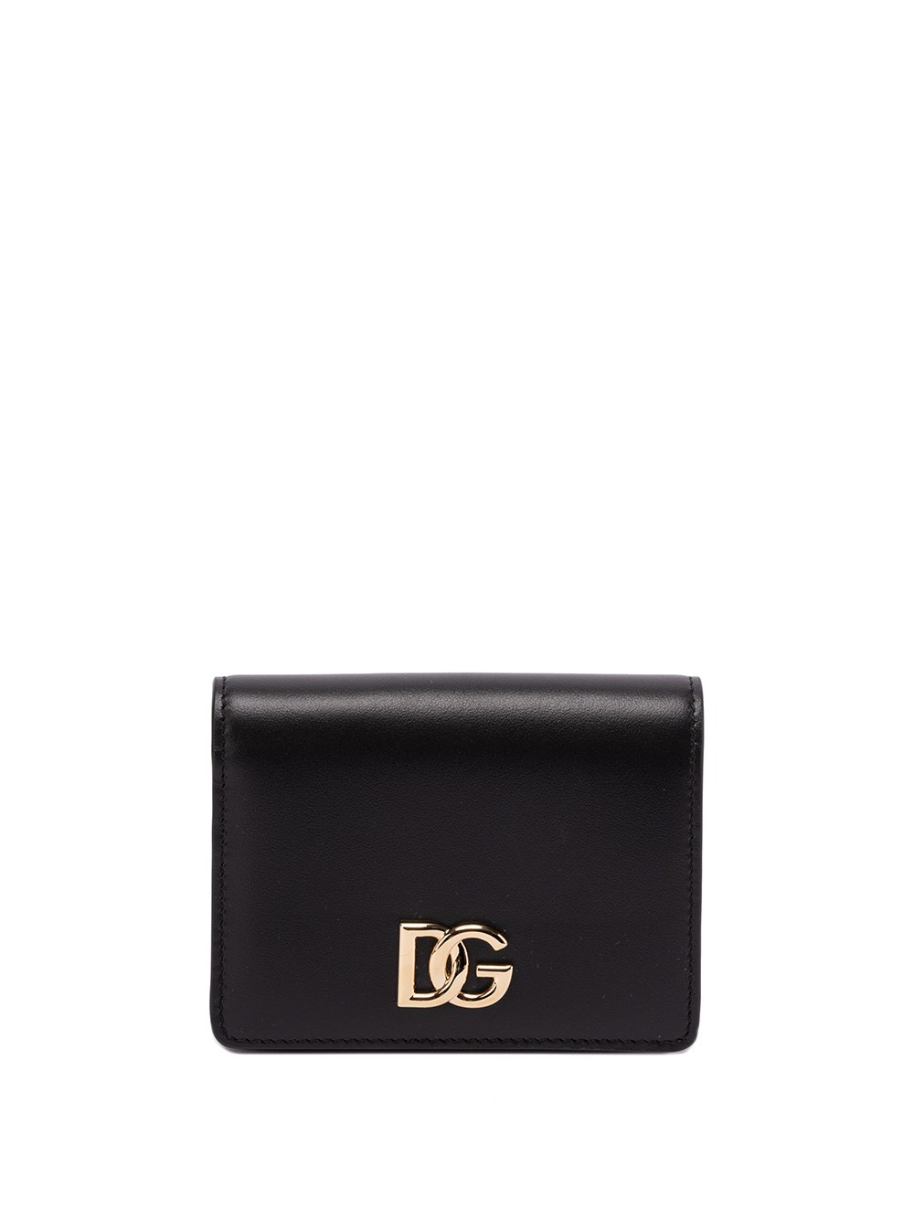 Dolce & Gabbana Wallet With `dg` Logo In Nero