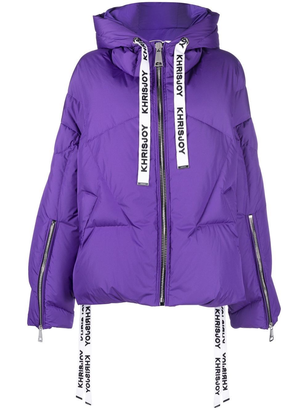 Khrisjoy Iconic Shiny Quilted Jacket In Rosa