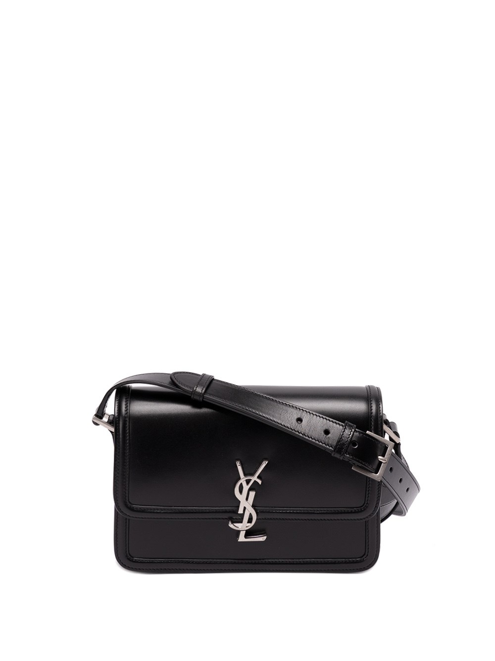 Saint Laurent `solferino` Medium Satchel Bag In Nero