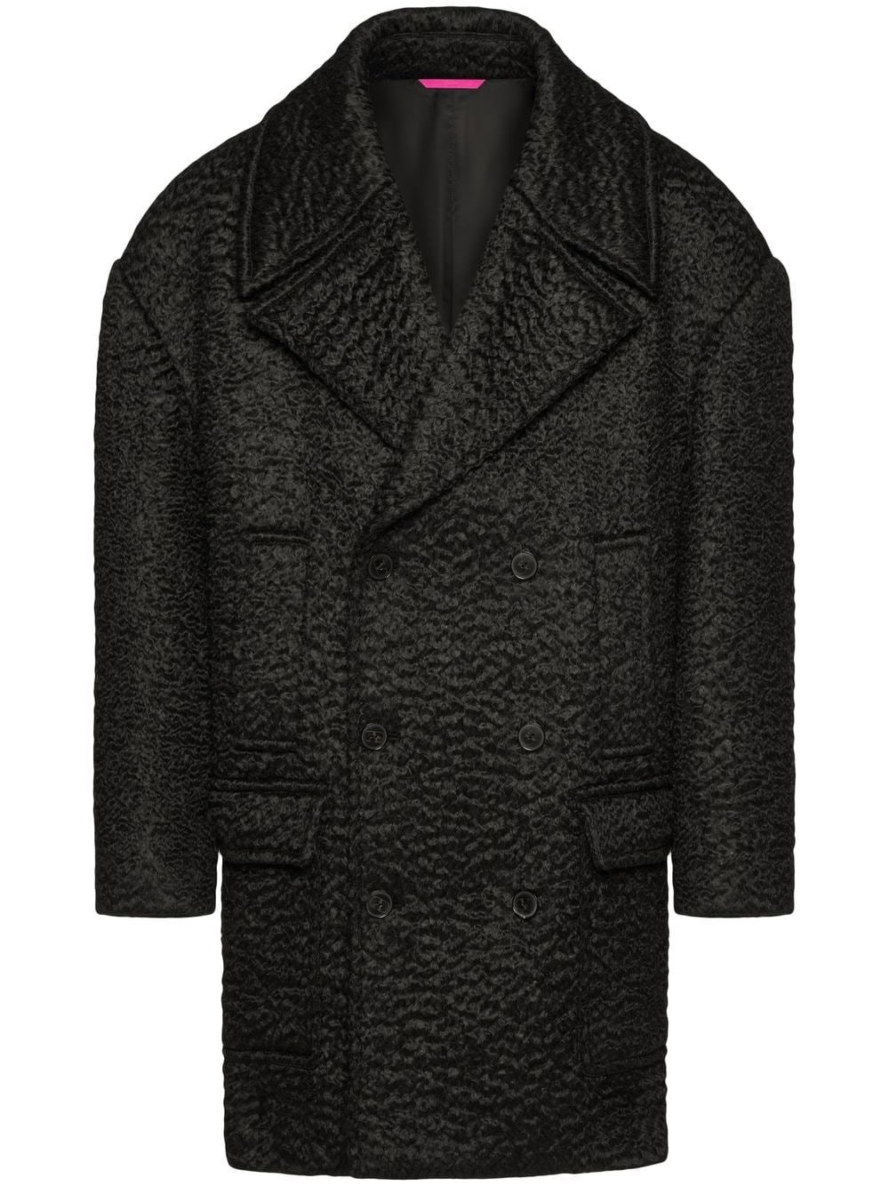VALENTINO `COLLECTION` DOUBLE-BREASTED COAT