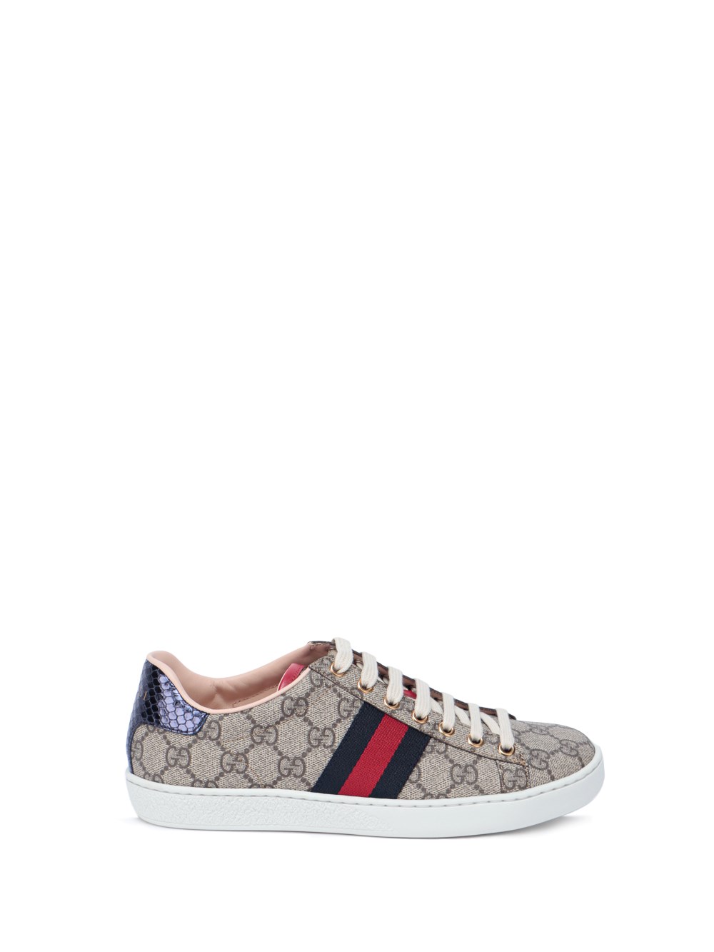 Gucci | Men 25mm Ace GG Supreme Fabric Sneakers Beige 8