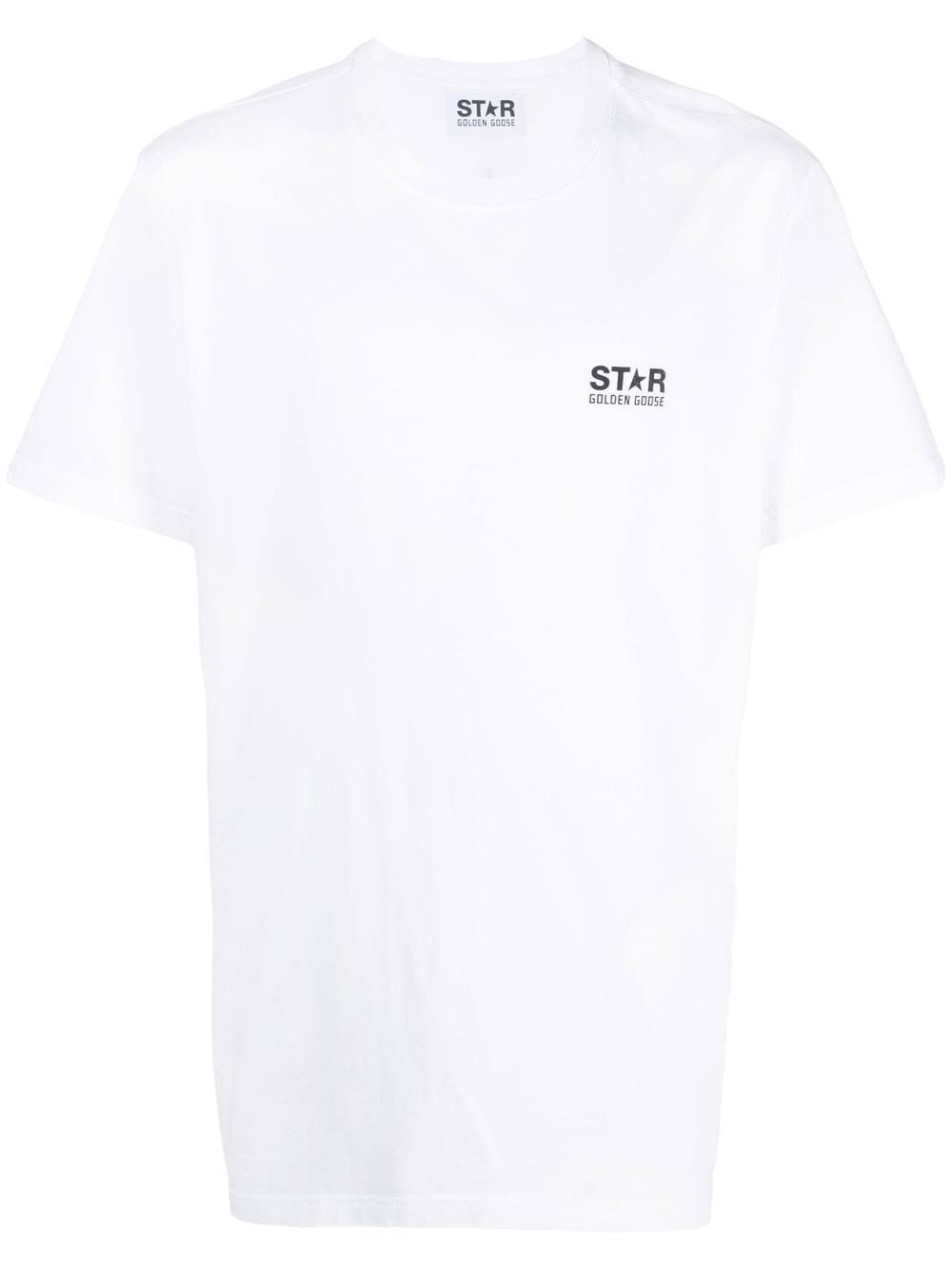 Star M`s Regular T-shirt / Logo/ Big Star Back/ Blackboard In White