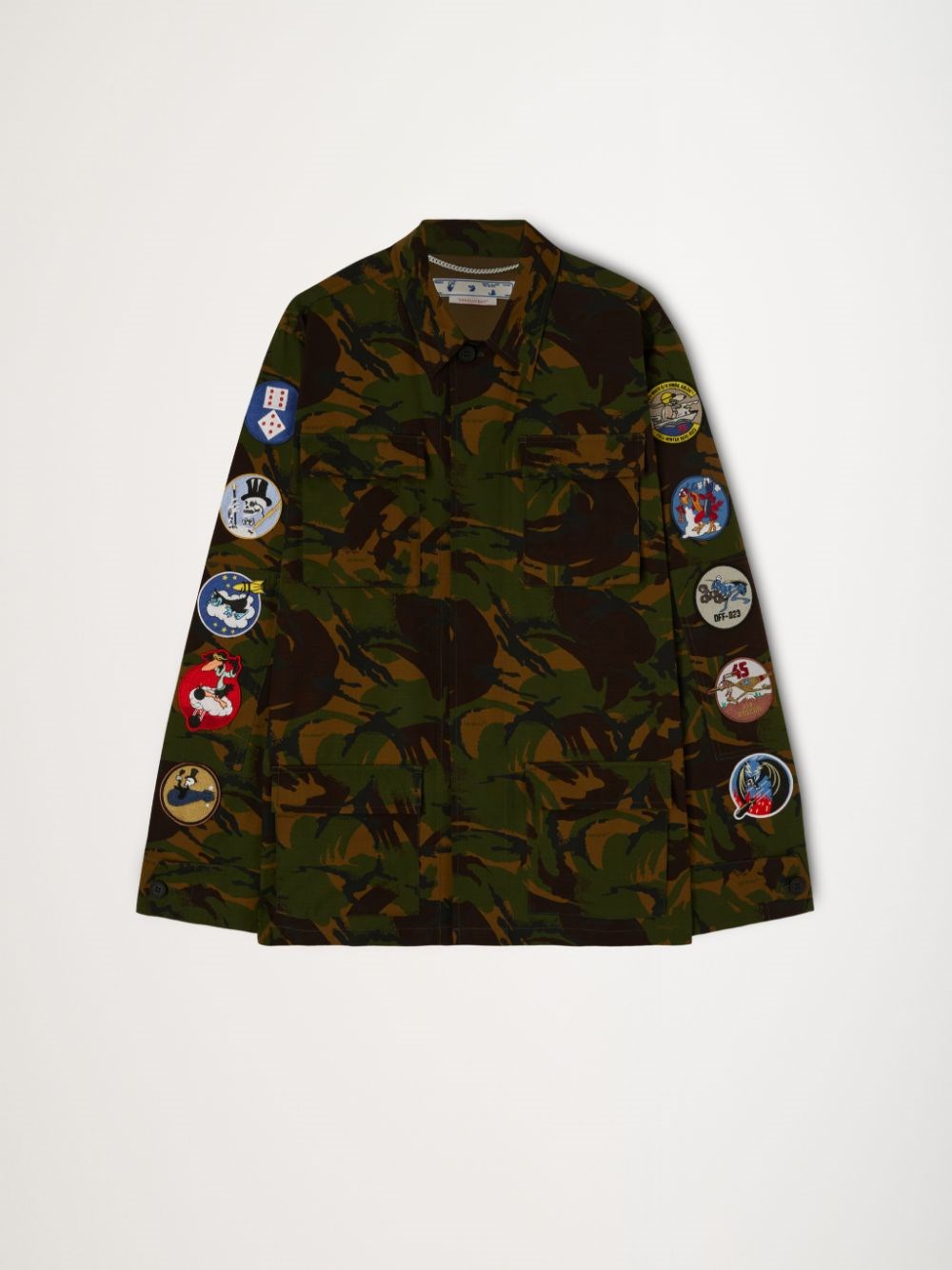 OFF-WHITE `CAMOU` PATCH FIELD JACKET