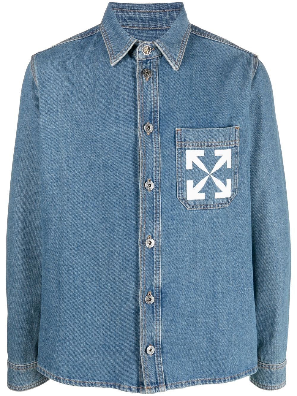 OFF-WHITE `SINGLE ARROW` DENIM SHIRT