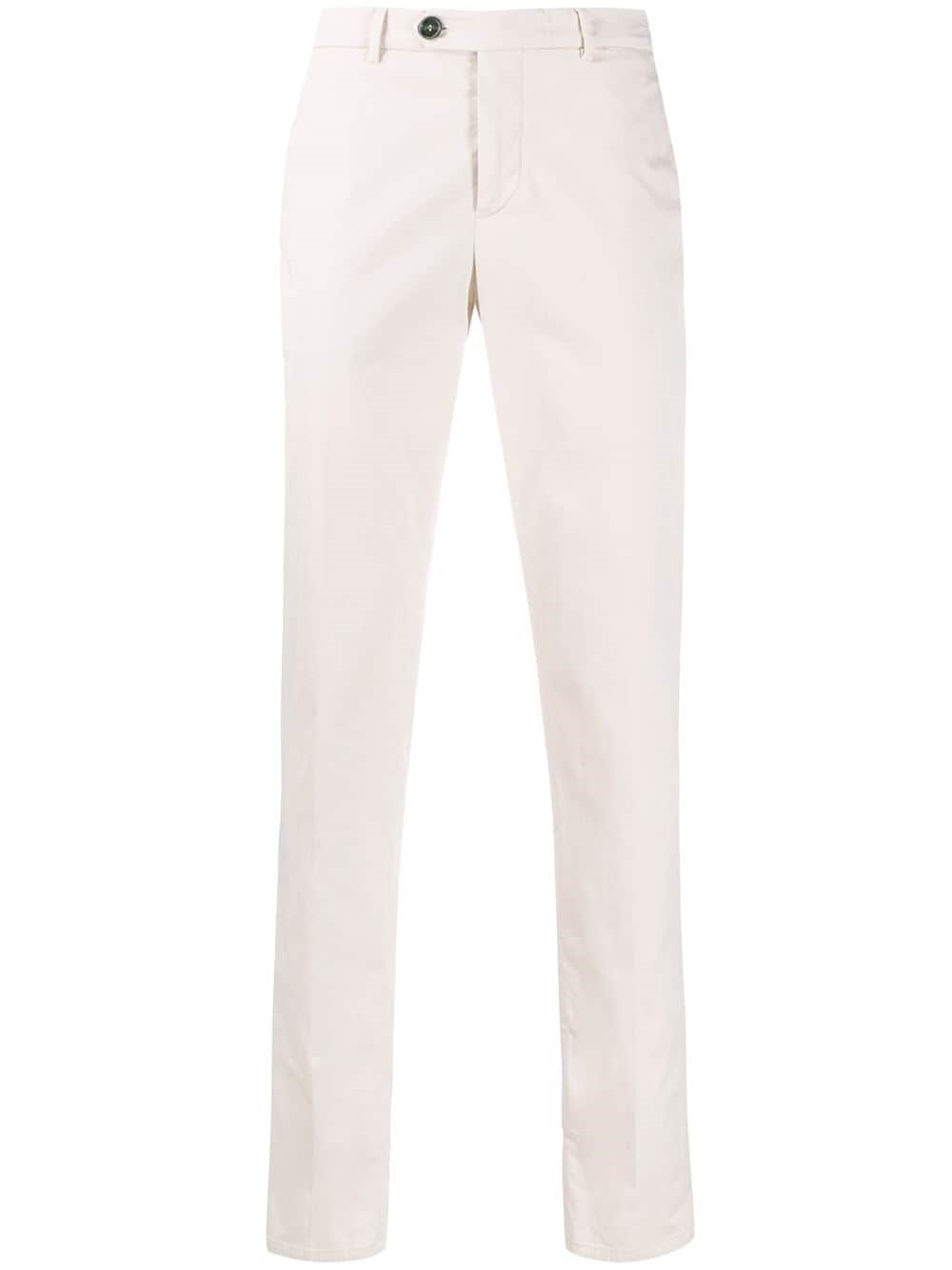 Brunello Cucinelli Dyed Pants In Bianco