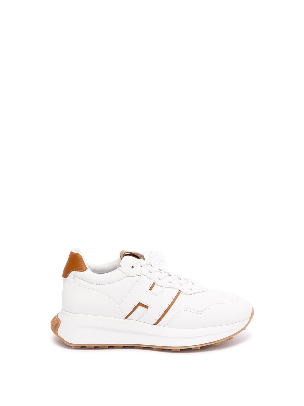Hogan Smooth Leather Sneakers In Bianco