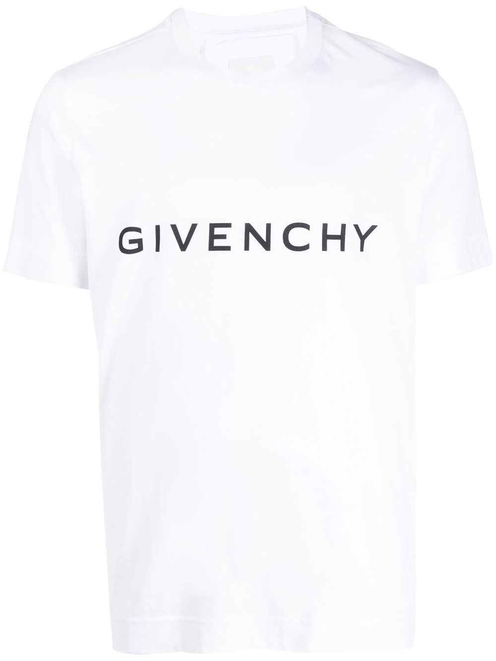 Shop Givenchy Archetype` Slim Fit T-shirt In Bianco