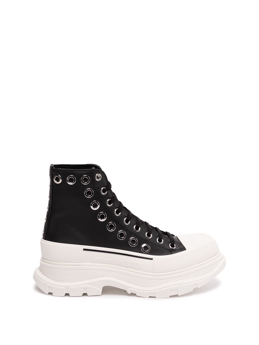 Alexander Mcqueen Tread Slick Boots In Nero