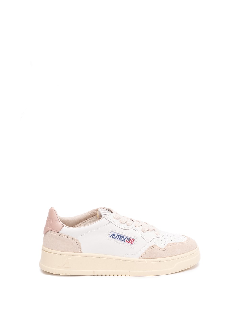 Autry `medalist` Low-top Sneakers In Bianco