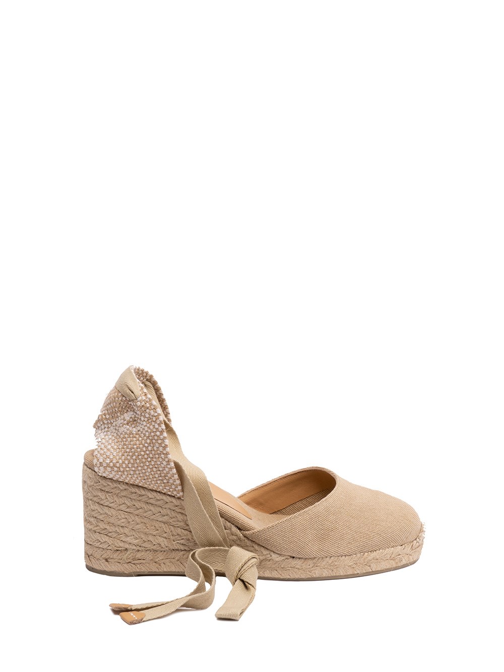 Castaã±er `carina/6/002` Wedge Espadrilles In Beige