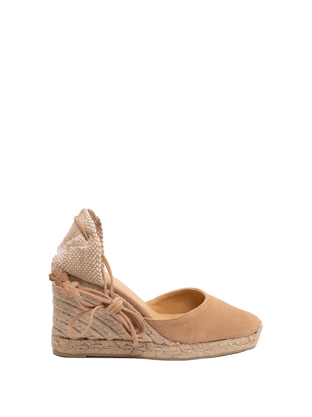 Castaã±er `carina/8/007` Wedge Espadrilles In Beige