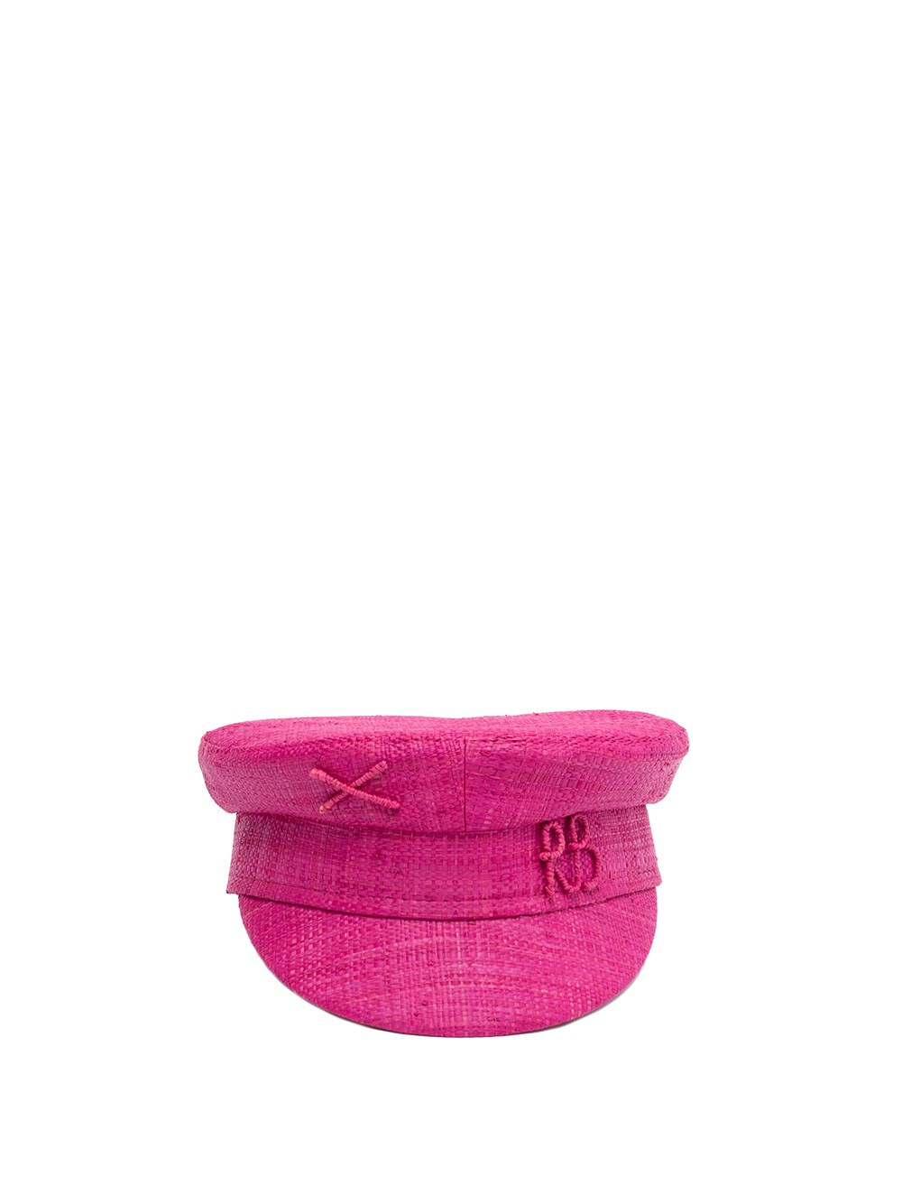 Ruslan Baginskiy Straw Baker-boy Cap In Rosa