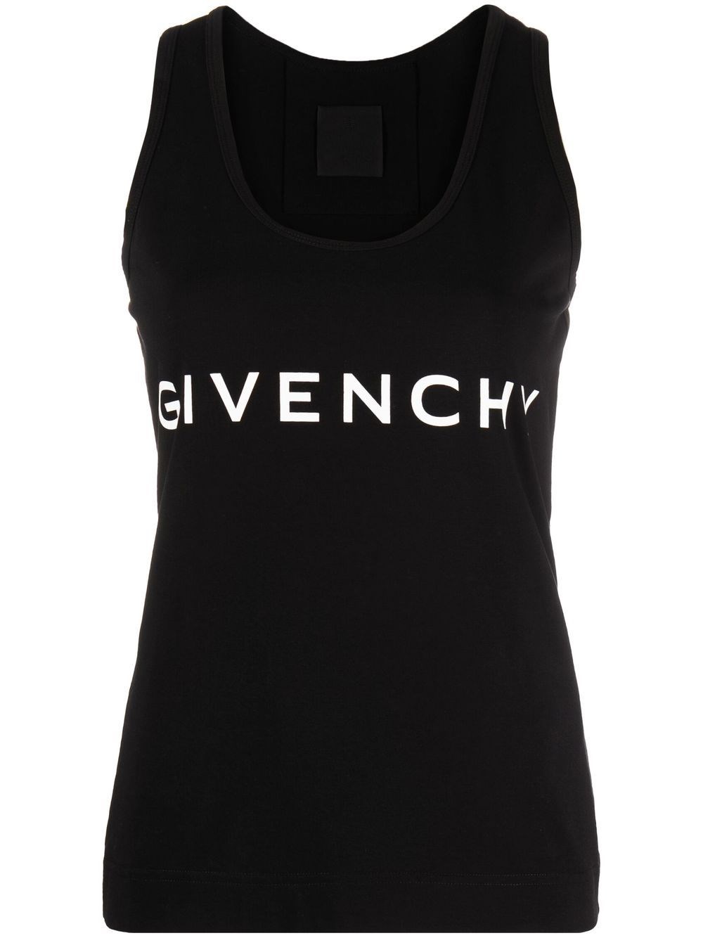 Shop Givenchy Archetype` Tank Top In Black  