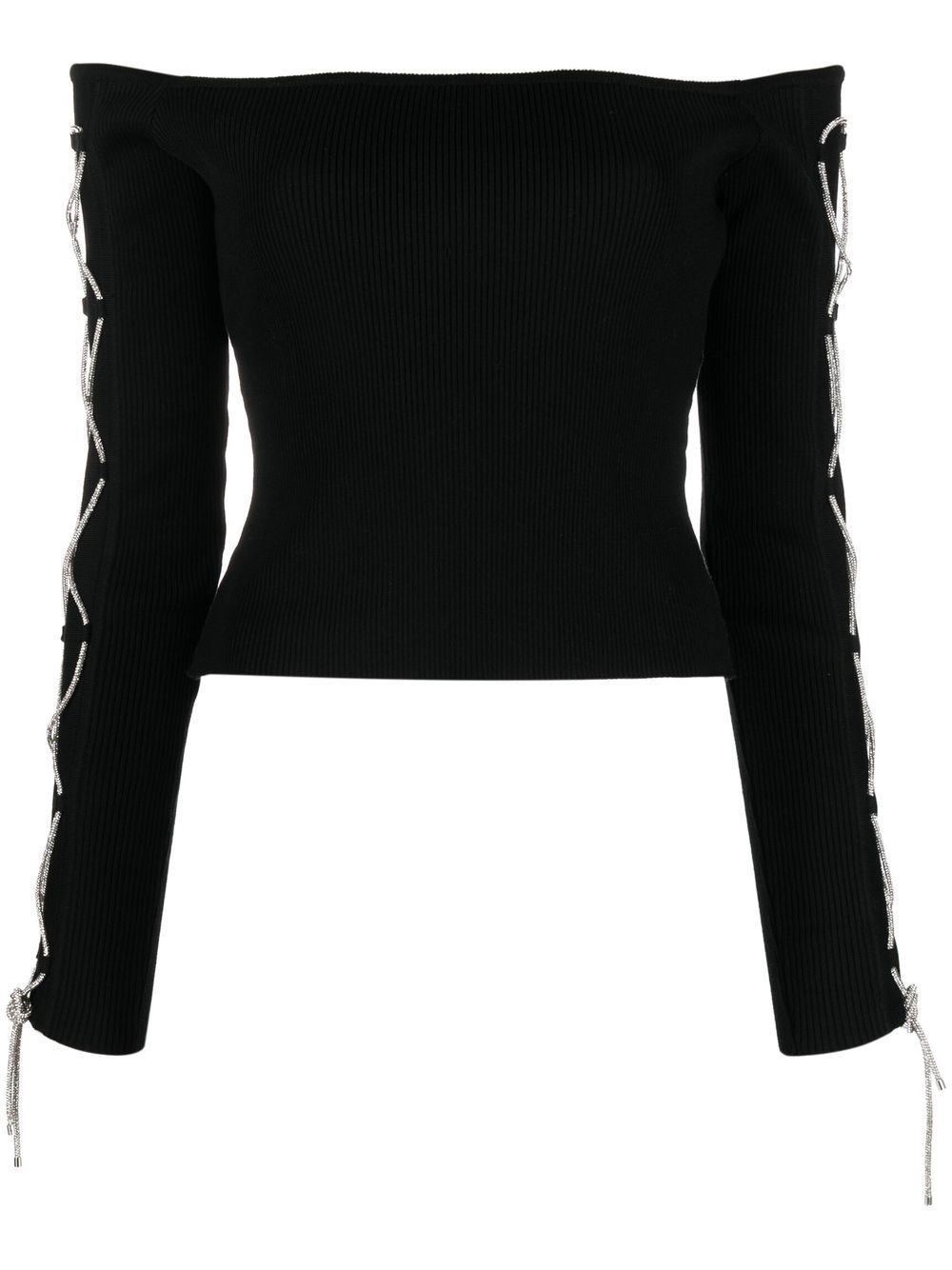 Giuseppe Di Morabito Off-the-shoulder Top In Nero