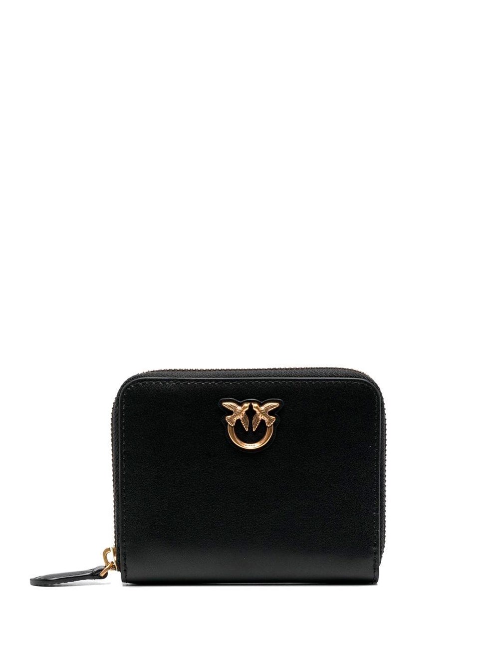 Shop Pinko `taylor` Zip Around Wallet In Nero