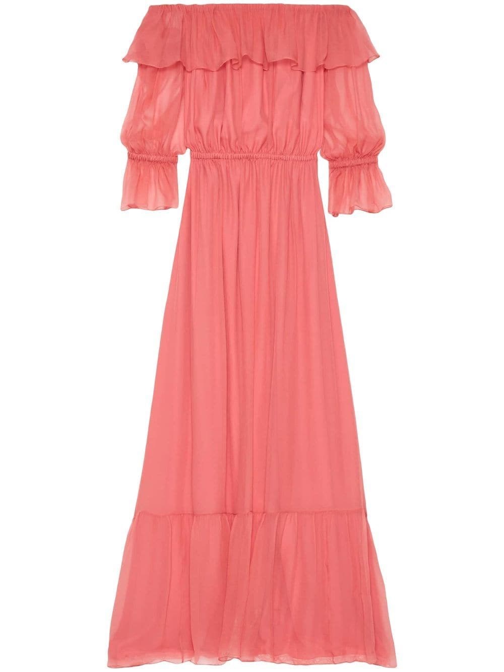 gucci pink slip dress Gucci Pink Silk Slip Dress