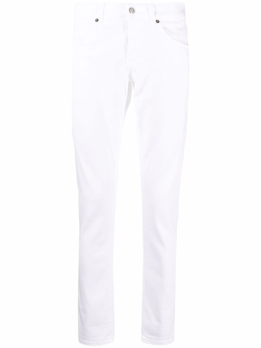 Dondup `george` 5-pocket Jeans In Bianco