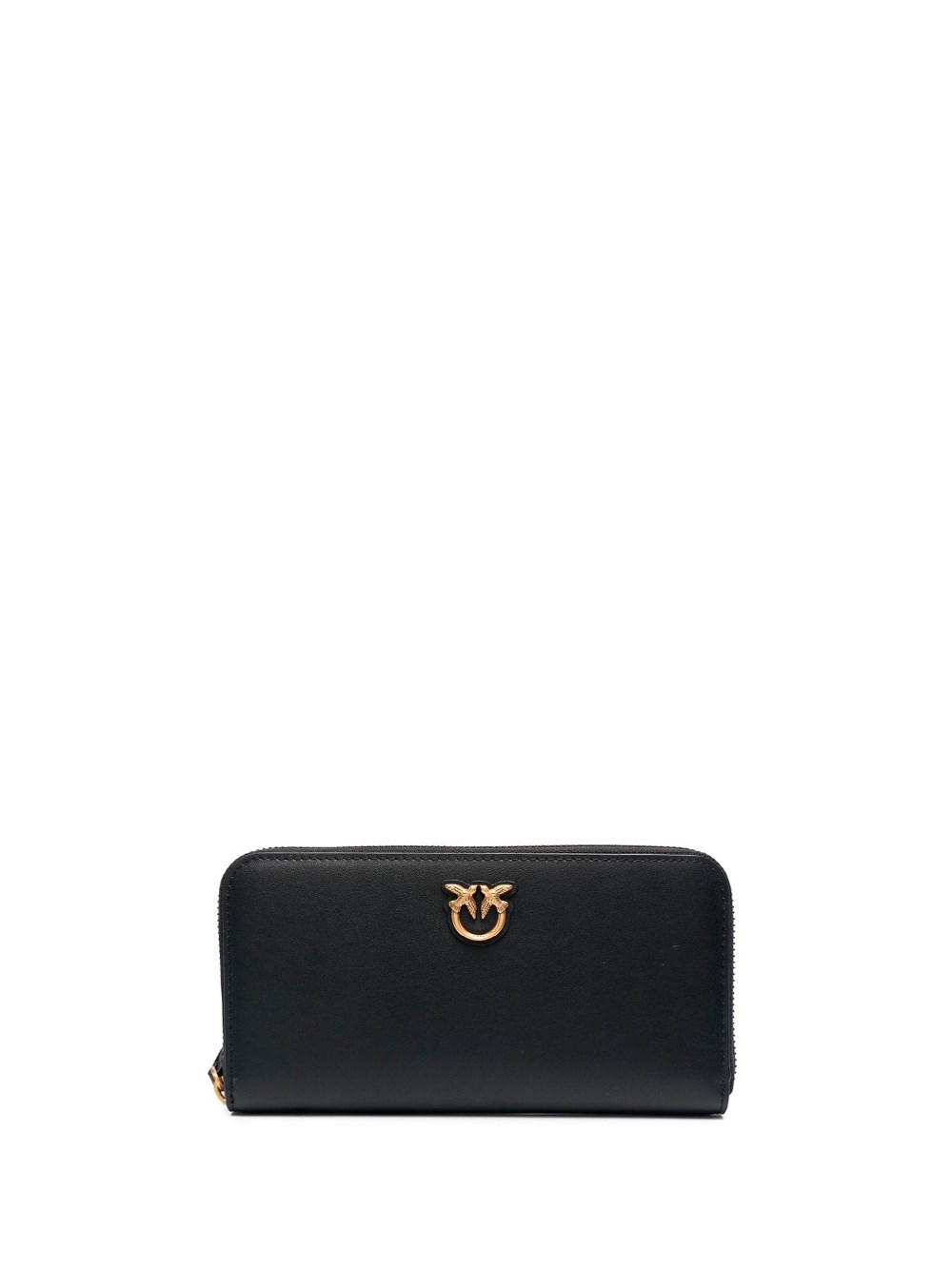 Pinko Ryder Zip Silk Black Wallet