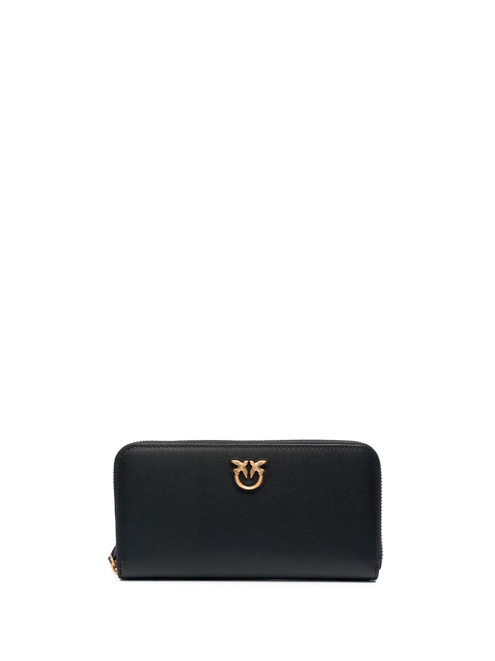 Pinko Zip-around Purse In Nero