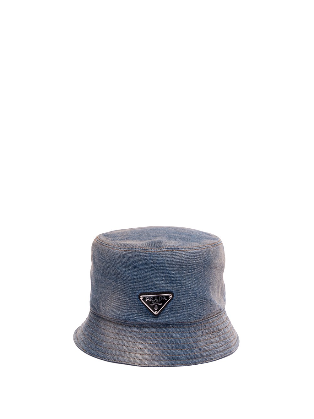 Prada Denim Bucket Hat in Blue