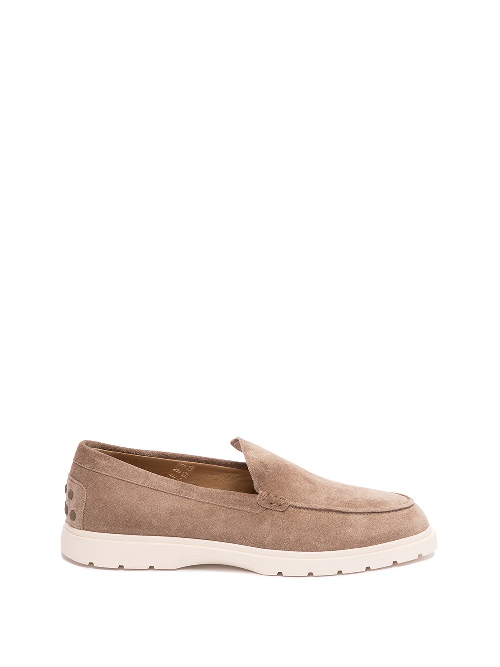 Tod's Beige Leather-suede Blend Loafers In Beige