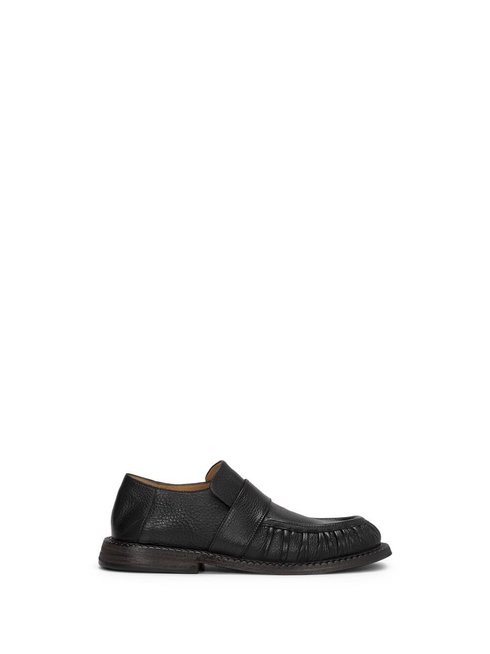 Marsèll Touch-strap Leather Loafers In Nero