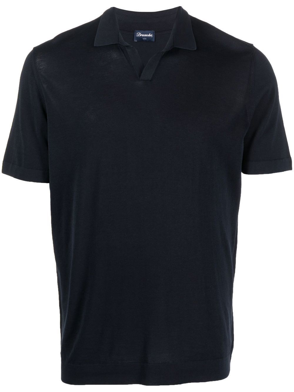 Drumohr Polo Shirt In Blu