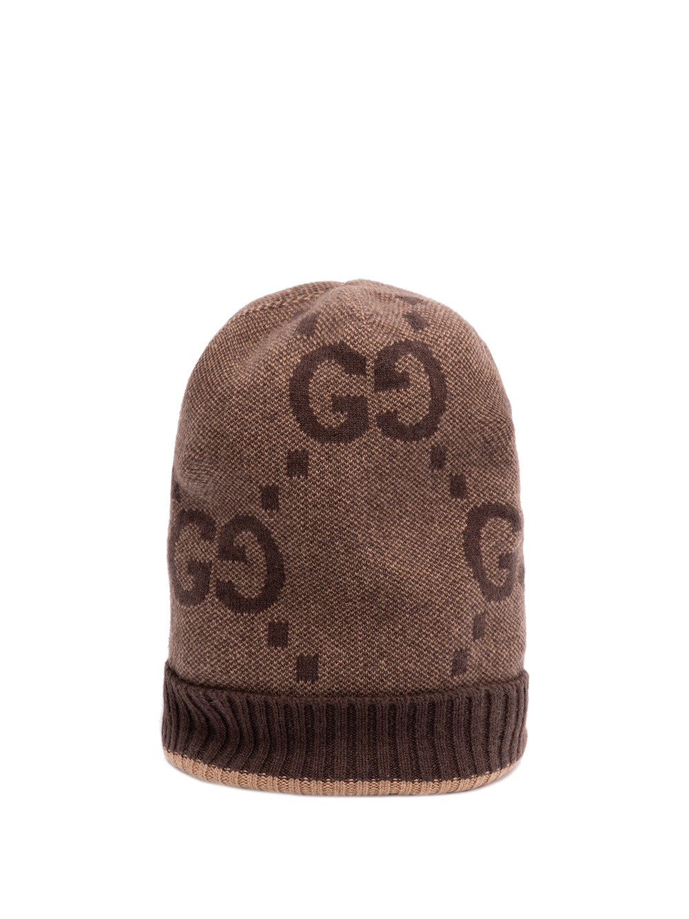 GUCCI `GG` KNIT CASHMERE HAT