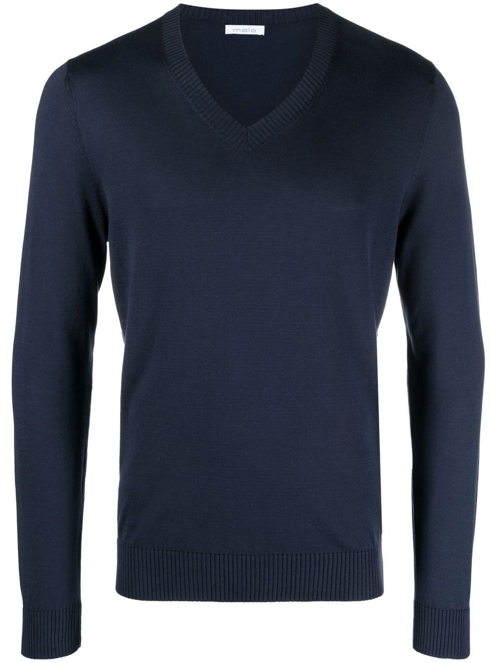 Malo Sweater In Blu