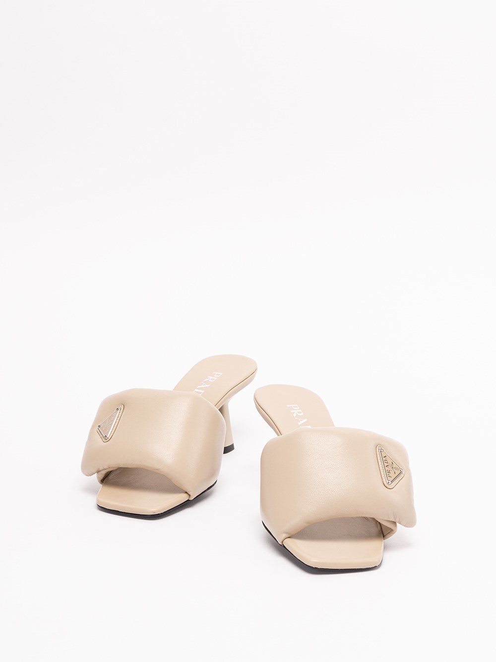 prada padded nappa leather sandals available on Spinnaker - 24301