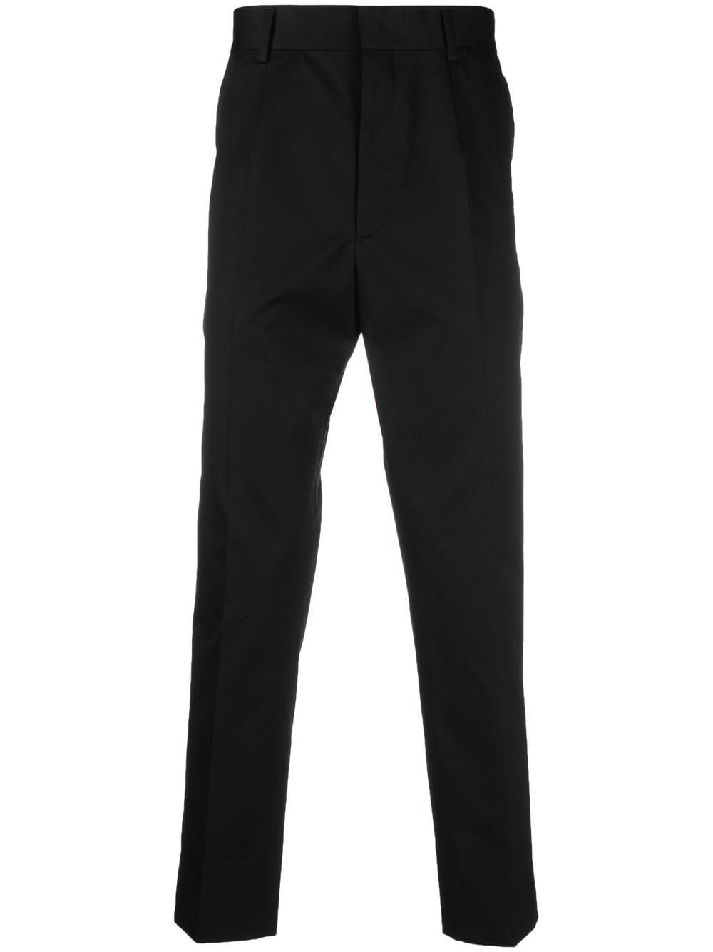Prada Gabardine Pants In Nero