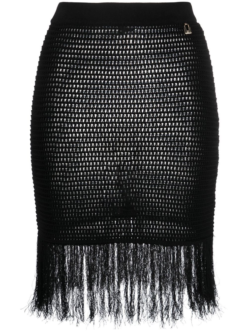 ELISABETTA FRANCHI KNITTED MINI SKIRT