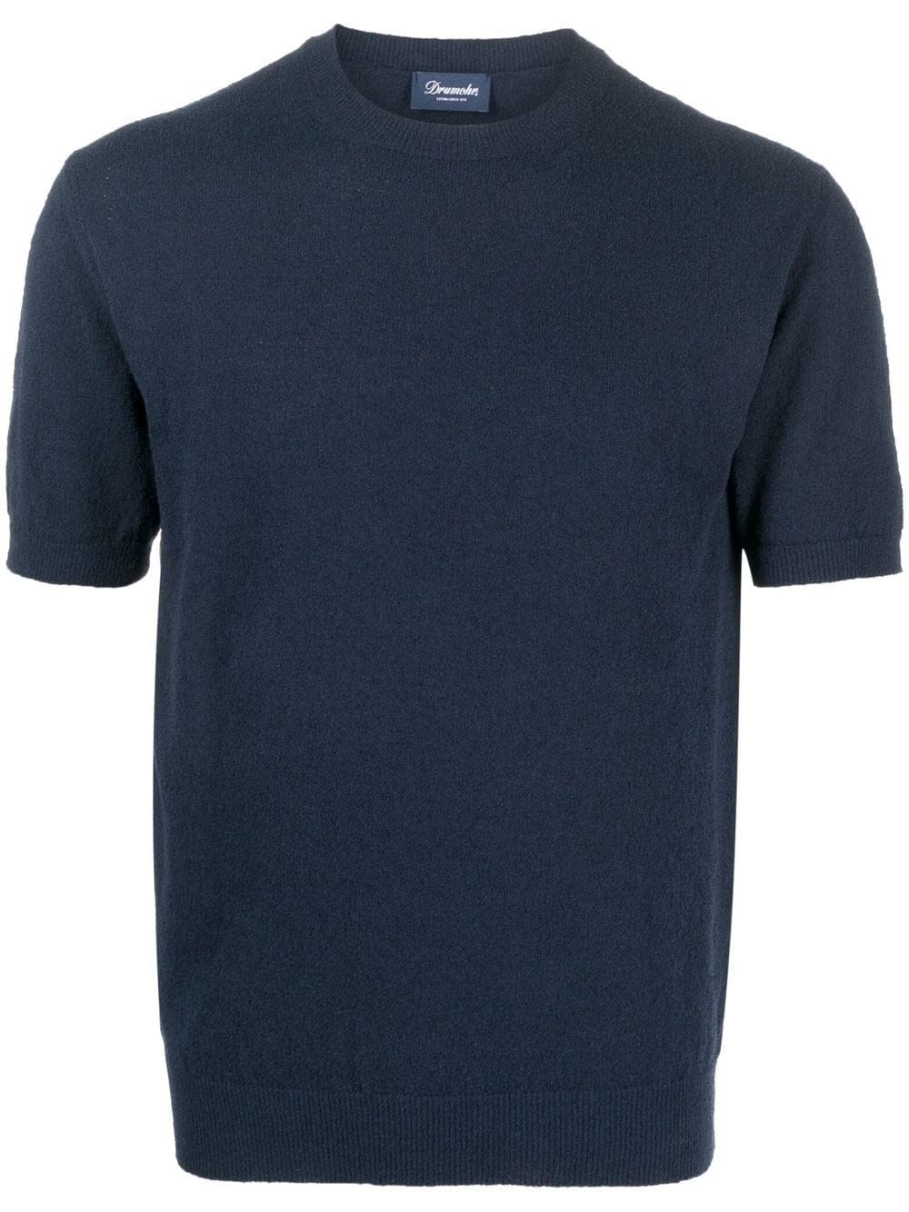 Drumohr T-shirt In Blu