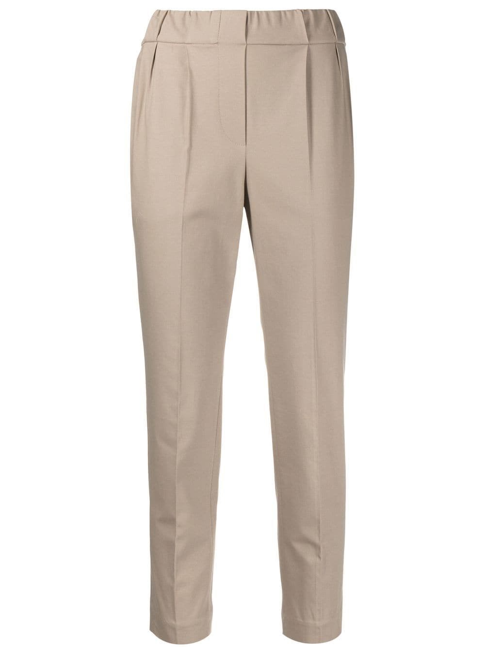 Brunello Cucinelli Straight Leg Pants In Beige