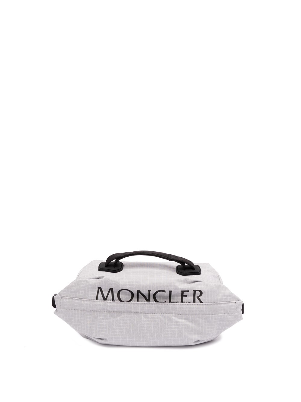 Moncler Logo-print Belt Bag In Metallic
