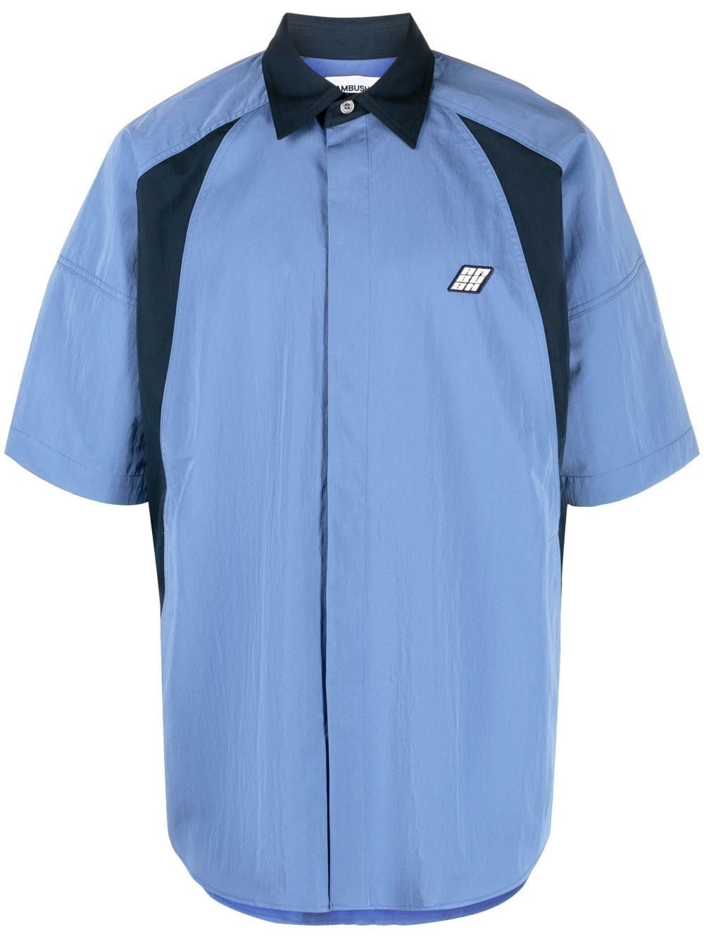 Ambush Dolman Sleeve Shirt In Blu