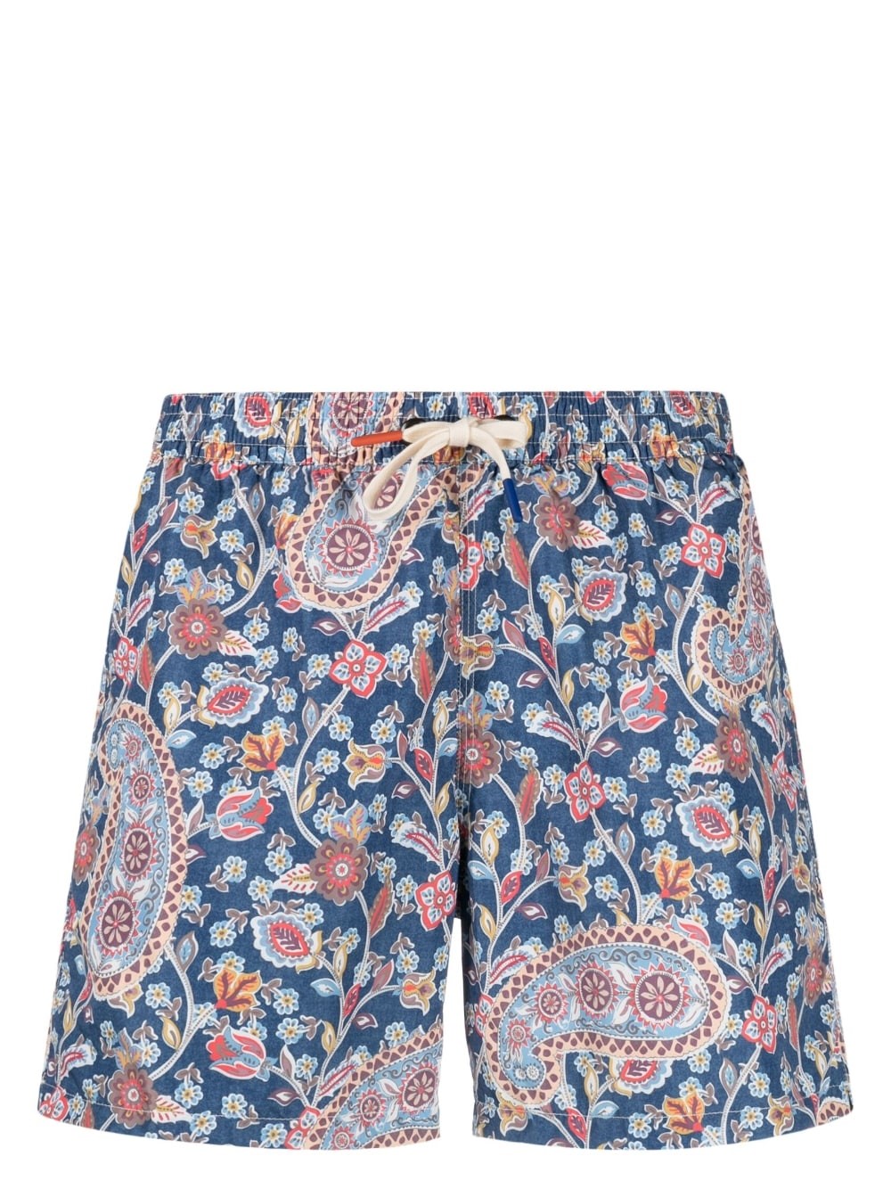 Altea Paisley-print Swim Shorts In Blu