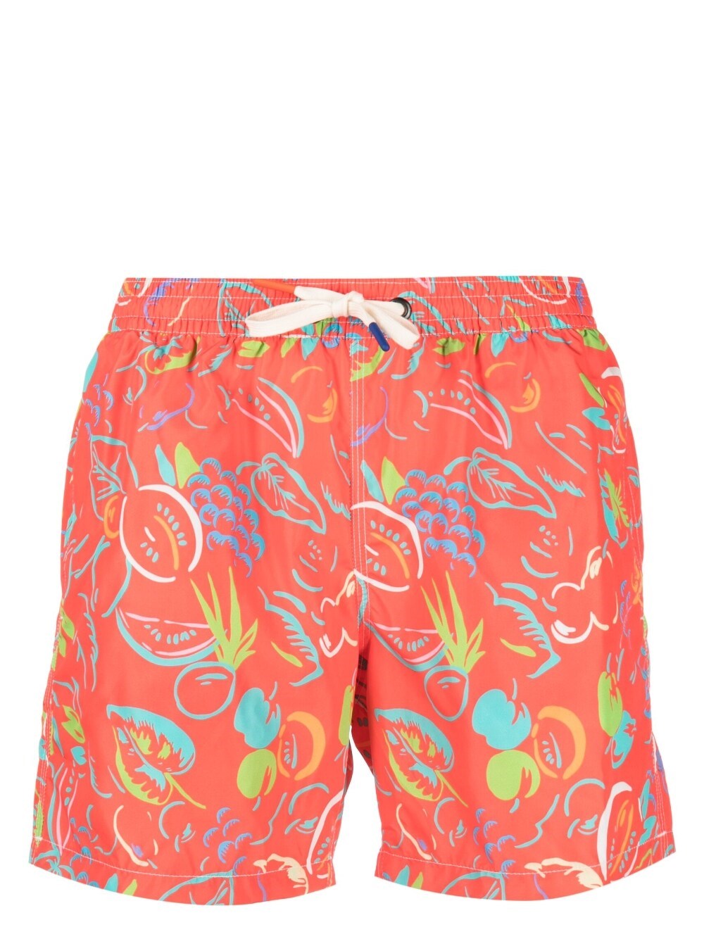 Altea Fruit-print Swim Shorts In Giallo