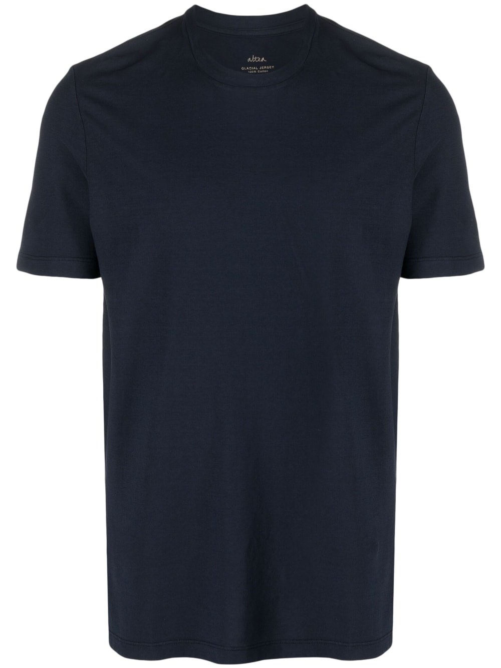 Altea Short-sleeved Cotton T-shirt In Blu