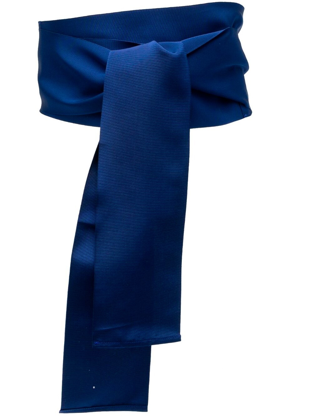 Sara Roka Self-tie Grosgrain Belt In Blue