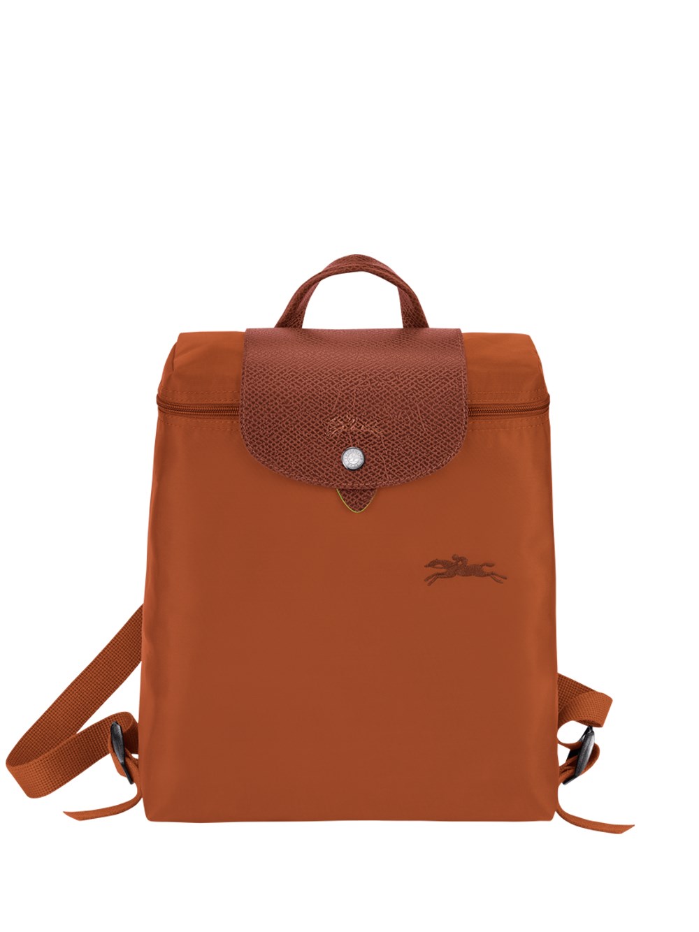 Longchamp `le Pliage Green` Medium Backpack In Brown