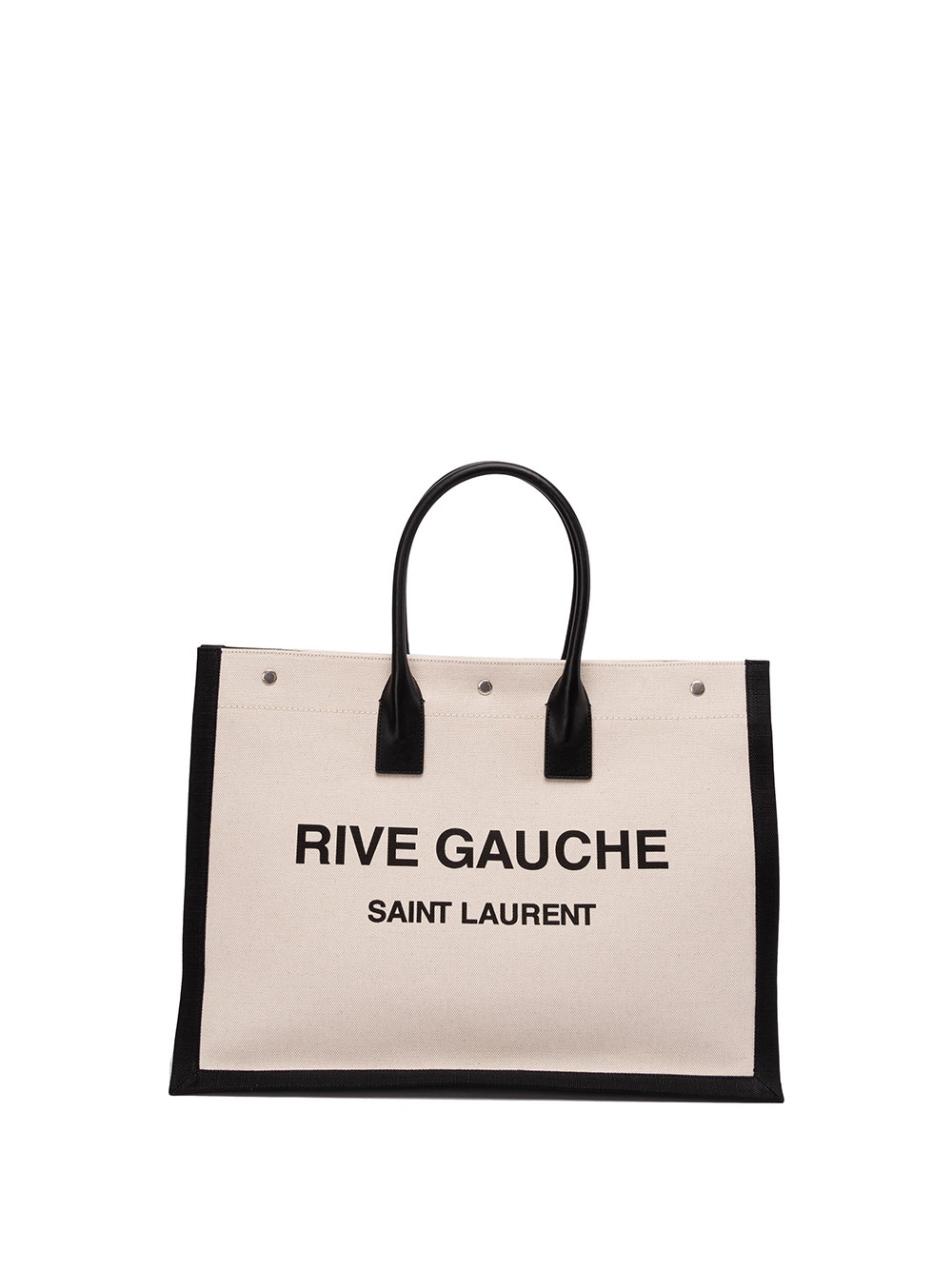 Saint Laurent `rive Gauche` Large Tote Bag In Beige